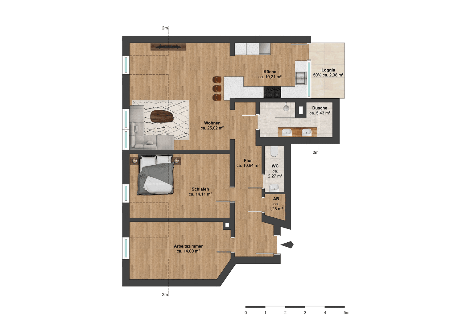 Pronájem bytu 3+1 89 m², Walther-Rathenau-Straße 28a, Cvikov, Sasko Pronájem bytu 3+1 89 m², Walther-Rathenau-Straße 28a, Cvikov, Sasko