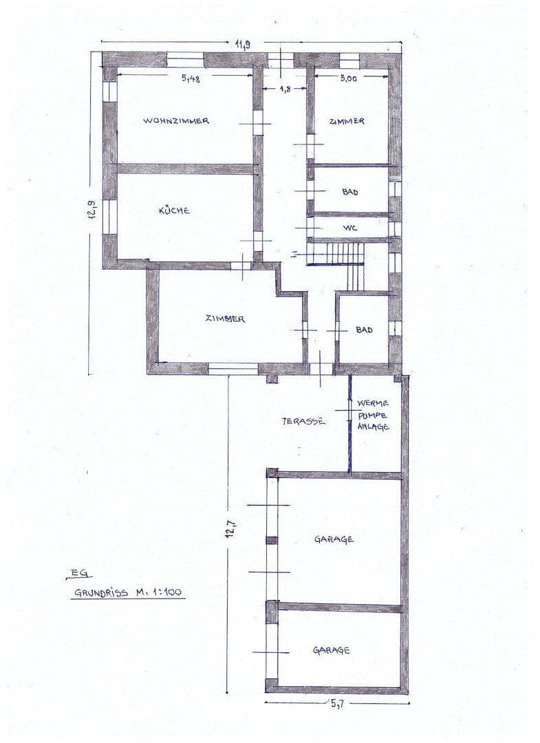 Prodej domu 200 m², pozemek 450 m², Ammerndorf, Bavorsko Prodej domu 200 m², pozemek 450 m², Ammerndorf, Bavorsko