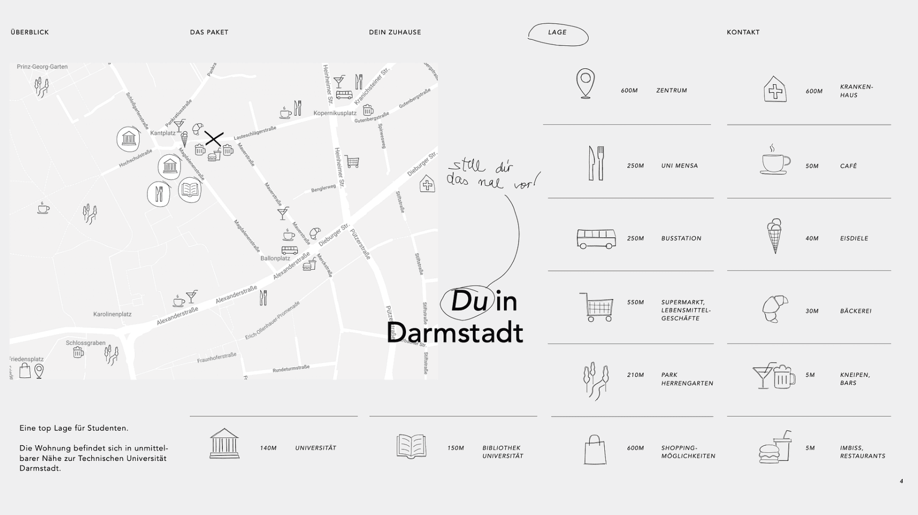 Pronájem bytu 3+1 70 m², Lauteschlägerstraße 3, Darmstadt, Hessen Pronájem bytu 3+1 70 m², Lauteschlägerstraße 3, Darmstadt, Hessen