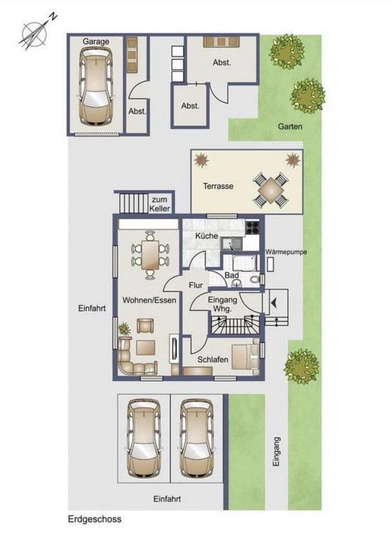 Prodej domu 143 m², pozemek 374 m², Justinus-Kerner.Str.7, Denkendorf, Bádensko-Württembersko Prodej domu 143 m², pozemek 374 m², Justinus-Kerner.Str.7, Denkendorf, Bádensko-Württembersko