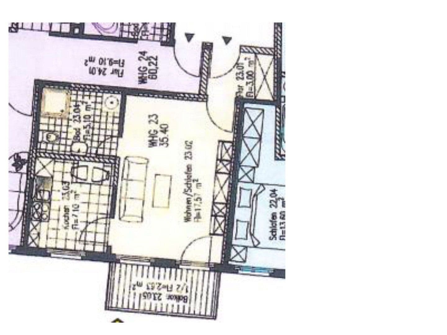 Pronájem bytu 1+1 38 m², Bernhardystraße 51, Halle, Sasko-Anhaltsko Pronájem bytu 1+1 38 m², Bernhardystraße 51, Halle, Sasko-Anhaltsko