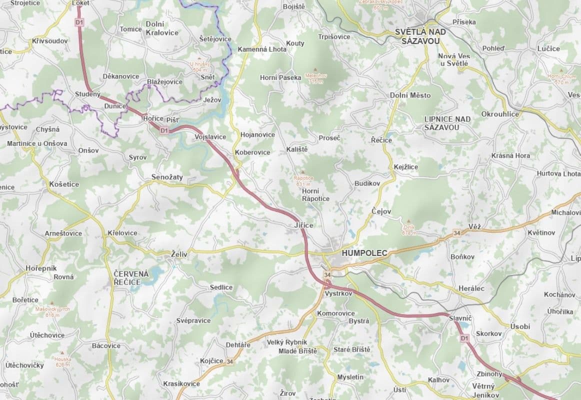 Prodej pozemku 6.013 m², Želiv, Kraj Vysočina Prodej pozemku 6.013 m², Želiv, Kraj Vysočina