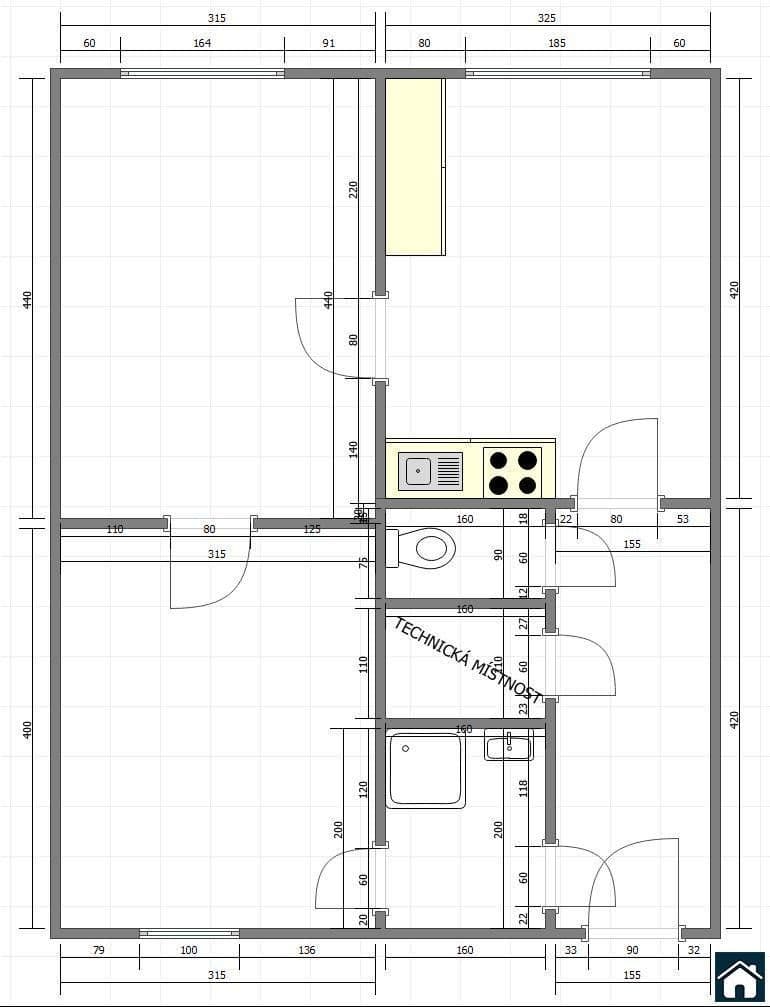 Pronájem bytu 2+1 55 m², Černomořská, Praha, Praha Pronájem bytu 2+1 55 m², Černomořská, Praha, Praha
