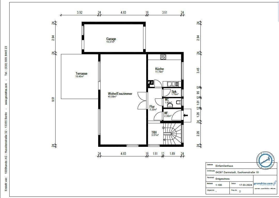 Prodej domu 189 m², pozemek 560 m², Sachsenstraße 16, Darmstadt, Hessen Prodej domu 189 m², pozemek 560 m², Sachsenstraße 16, Darmstadt, Hessen
