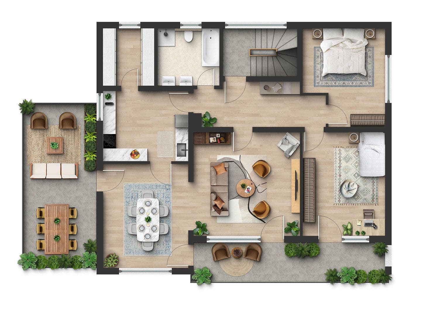 Pronájem bytu 3+1 125 m², Marktstraße 37a, Hutthurm, Bavorsko Pronájem bytu 3+1 125 m², Marktstraße 37a, Hutthurm, Bavorsko