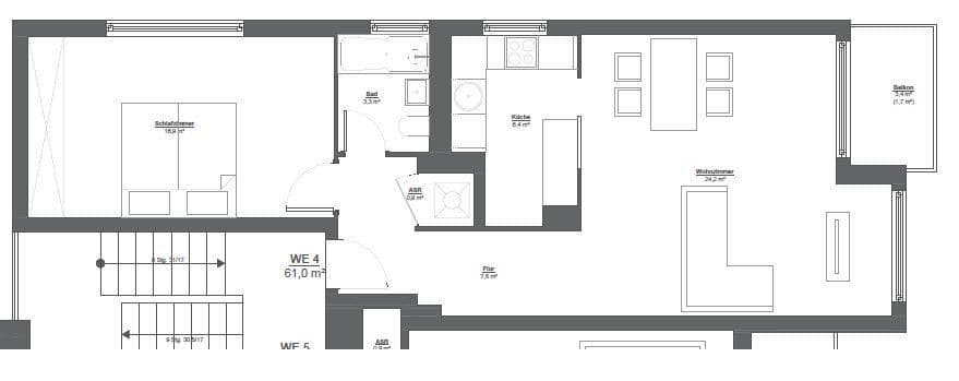 Prodej bytu 2+1 62 m², Leydenallee 37, Berlin, Berlín Prodej bytu 2+1 62 m², Leydenallee 37, Berlin, Berlín