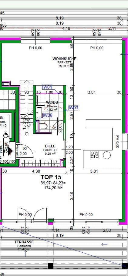 Pronájem bytu 5+1 175 m², Heiligenstädter Straße 395a, Wien, Wien Pronájem bytu 5+1 175 m², Heiligenstädter Straße 395a, Wien, Wien