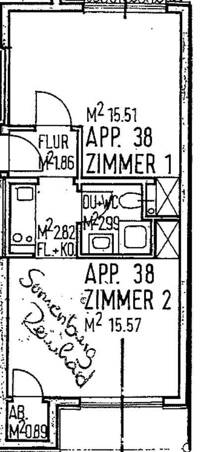 Pronájem bytu 2+1 16 m², Friedrichstraße 50, Kaiserslautern, Porýní-Falc Pronájem bytu 2+1 16 m², Friedrichstraße 50, Kaiserslautern, Porýní-Falc
