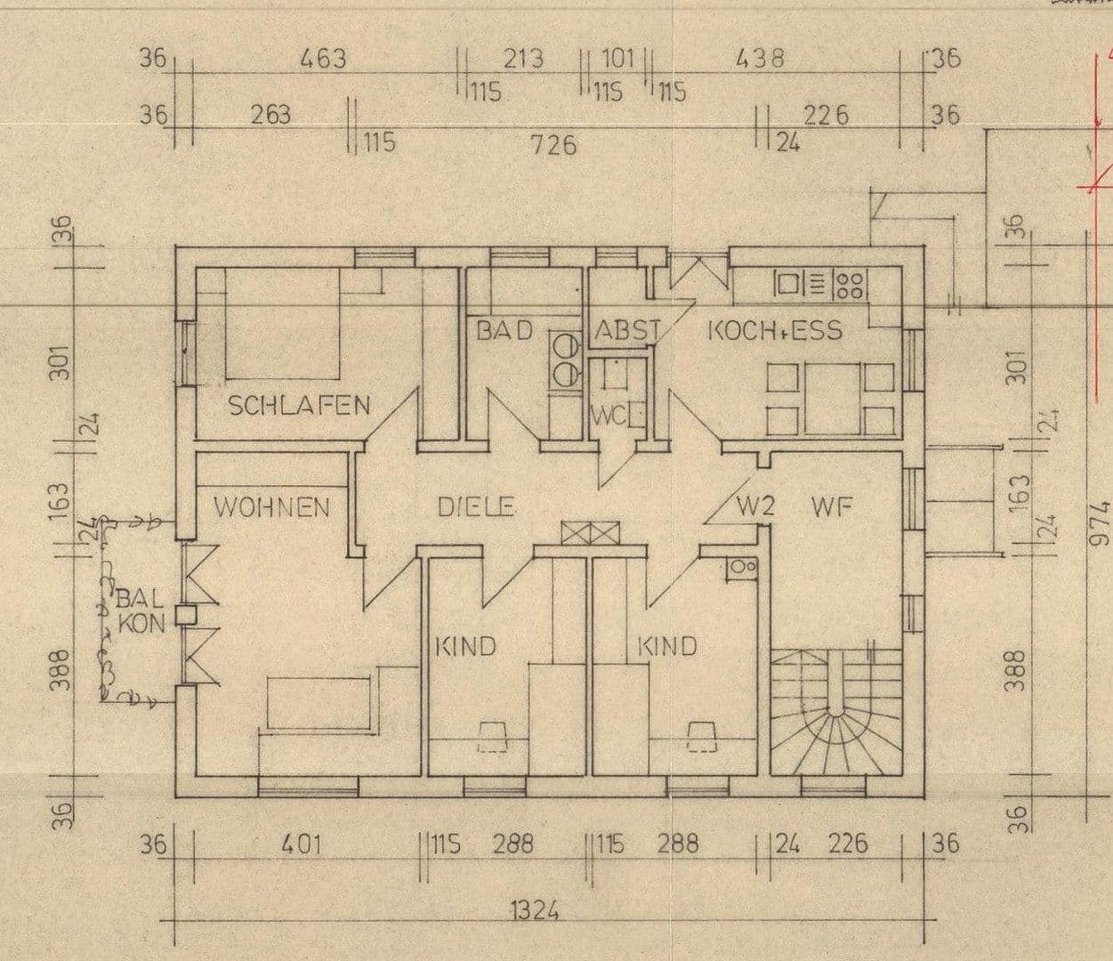 Pronájem bytu 4+1 92 m², Altmühlstraße 14, Walting, Bavorsko Pronájem bytu 4+1 92 m², Altmühlstraße 14, Walting, Bavorsko