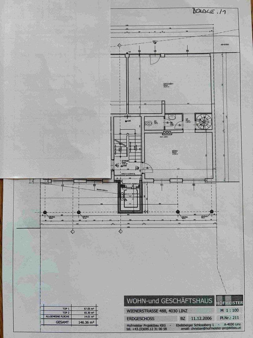 Pronájem kanceláře 114 m², Wienerstraße 488, Linz, Horní Rakousko Pronájem kanceláře 114 m², Wienerstraße 488, Linz, Horní Rakousko
