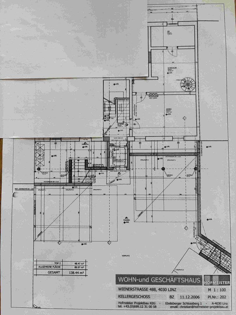 Pronájem kanceláře 114 m², Wienerstraße 488, Linz, Horní Rakousko Pronájem kanceláře 114 m², Wienerstraße 488, Linz, Horní Rakousko