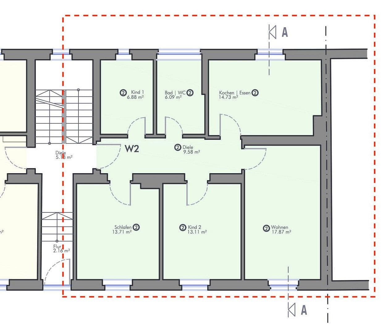 Pronájem bytu 4+1 82 m², Weiden, Bavorsko Pronájem bytu 4+1 82 m², Weiden, Bavorsko