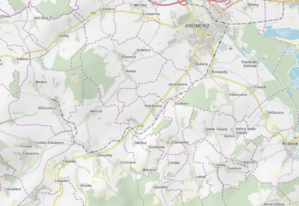 Prodej pozemku 2.910 m², Šelešovice, Zlínský kraj Prodej pozemku 2.910 m², Šelešovice, Zlínský kraj