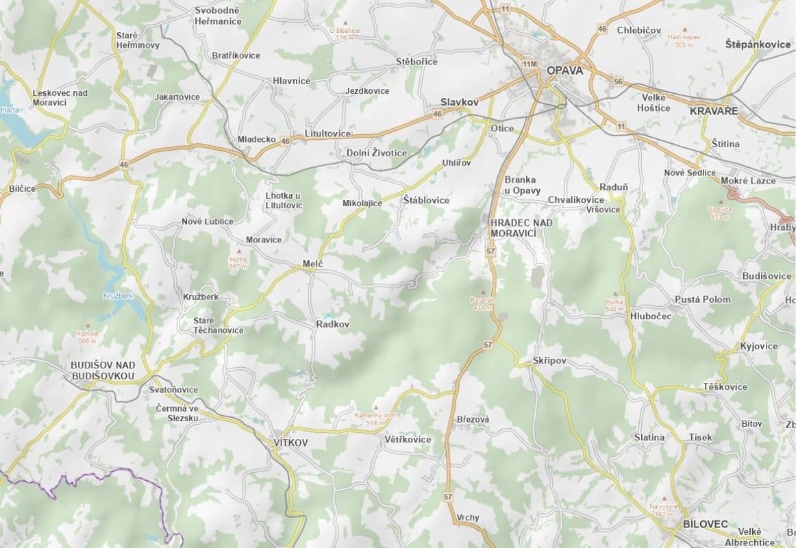 Prodej pozemku 8.735 m², Radkov, Moravskoslezský kraj Prodej pozemku 8.735 m², Radkov, Moravskoslezský kraj