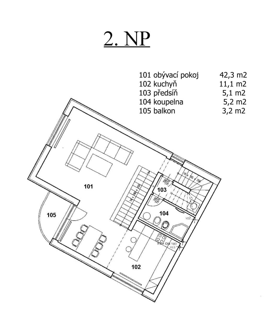 Pronájem bytu 5+1 190 m², U Dvojdomů, Praha, Praha Pronájem bytu 5+1 190 m², U Dvojdomů, Praha, Praha