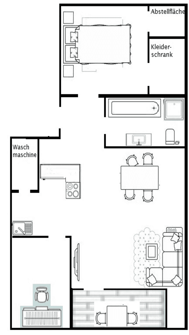 Pronájem bytu 2+1 65 m², Köln, Severní Porýní-Vestfálsko Pronájem bytu 2+1 65 m², Köln, Severní Porýní-Vestfálsko