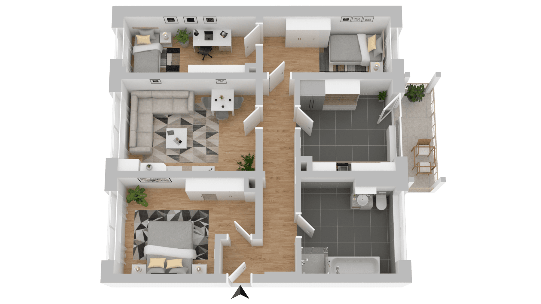 Prodej bytu 4+1 84 m², Naunhof, Sasko Prodej bytu 4+1 84 m², Naunhof, Sasko