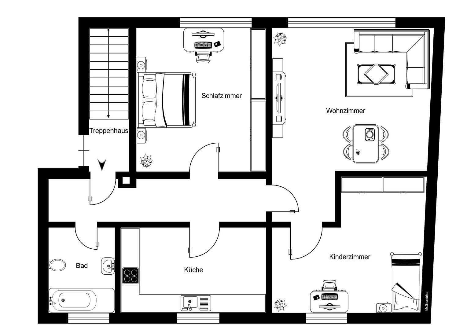 Prodej bytu 3+1 70 m², Brucker Str. 1, Dachau, Bavorsko Prodej bytu 3+1 70 m², Brucker Str. 1, Dachau, Bavorsko