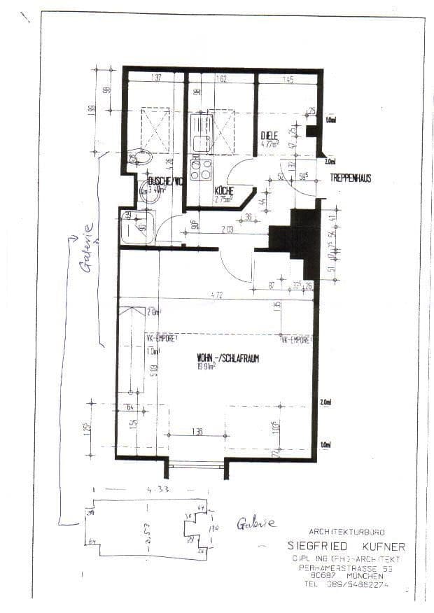 Prodej bytu 2+1 43 m², München, Bavorsko Prodej bytu 2+1 43 m², München, Bavorsko