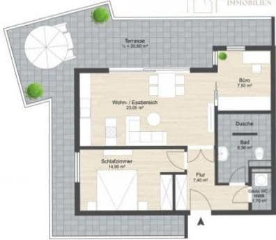 Pronájem bytu 3+1 83 m², Münster-Sarmsheim, Porýní-Falc Pronájem bytu 3+1 83 m², Münster-Sarmsheim, Porýní-Falc