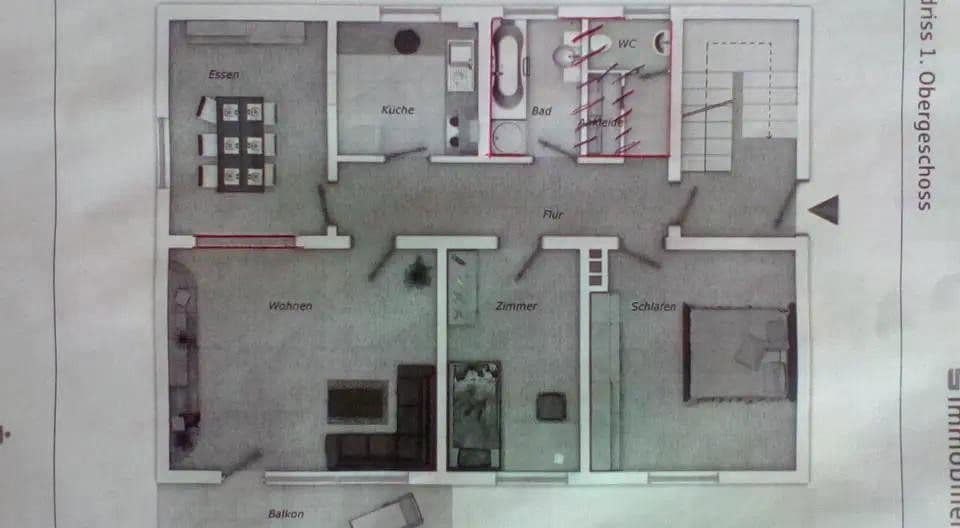 Pronájem bytu 4+1 98 m², Sprockhövel, Severní Porýní-Vestfálsko Pronájem bytu 4+1 98 m², Sprockhövel, Severní Porýní-Vestfálsko