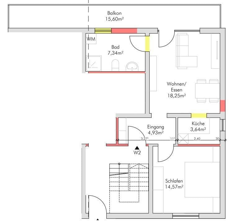 Prodej bytu 2+1 57 m², Jägerhölzlstraße 17, Lalling, Bavorsko Prodej bytu 2+1 57 m², Jägerhölzlstraße 17, Lalling, Bavorsko