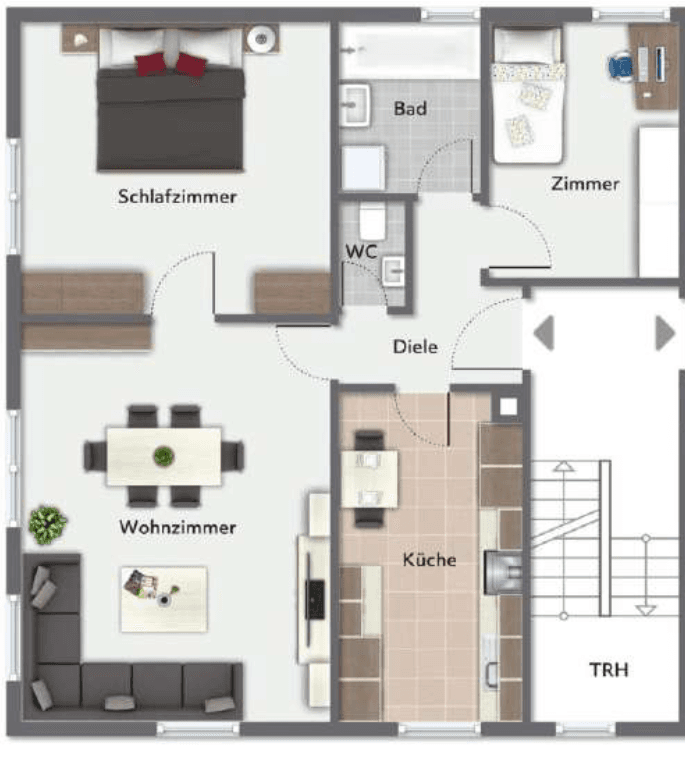 Pronájem bytu 3+1 60 m², Brunnenweg 3, Loßburg, Bádensko-Württembersko Pronájem bytu 3+1 60 m², Brunnenweg 3, Loßburg, Bádensko-Württembersko
