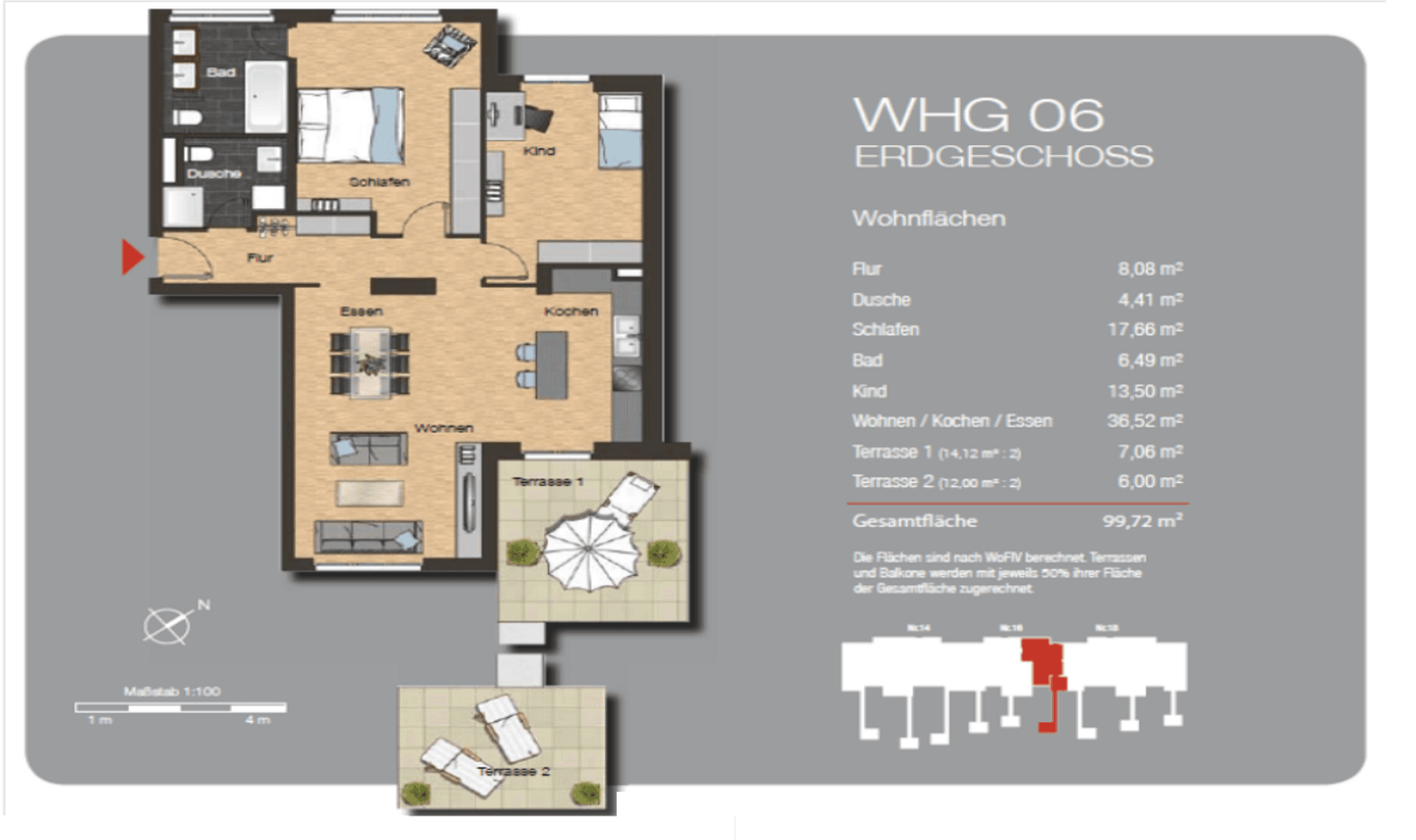 Pronájem bytu 3+1 100 m², Carl-Schurz-Str. 16, Bad Kreuznach, Porýní-Falc Pronájem bytu 3+1 100 m², Carl-Schurz-Str. 16, Bad Kreuznach, Porýní-Falc