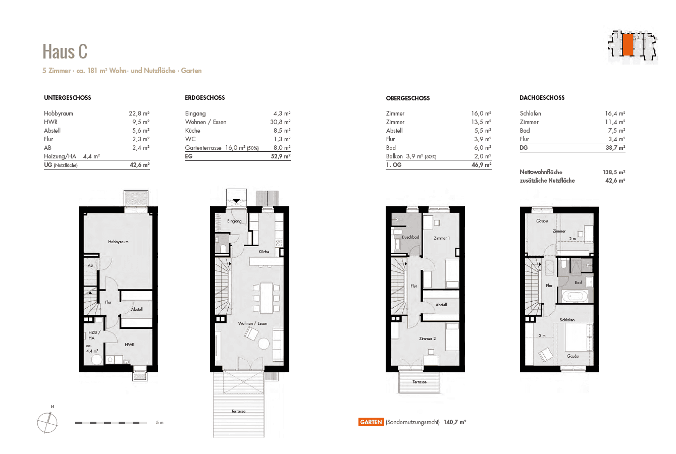Prodej domu 181 m², pozemek 141 m², Hamburg, Hamburg Prodej domu 181 m², pozemek 141 m², Hamburg, Hamburg