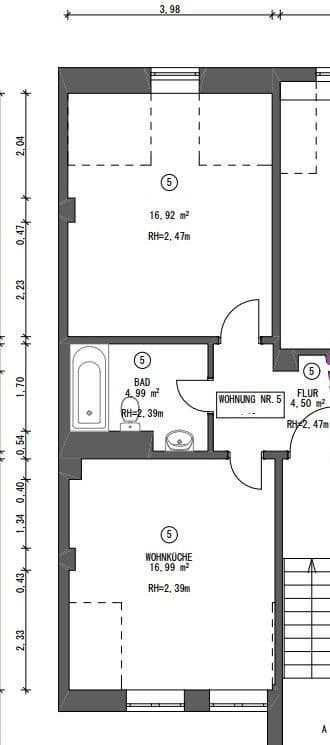 Prodej bytu 2+1 56 m², Wilhelm-Leuschner-Str. 40, Darmstadt, Hessen Prodej bytu 2+1 56 m², Wilhelm-Leuschner-Str. 40, Darmstadt, Hessen