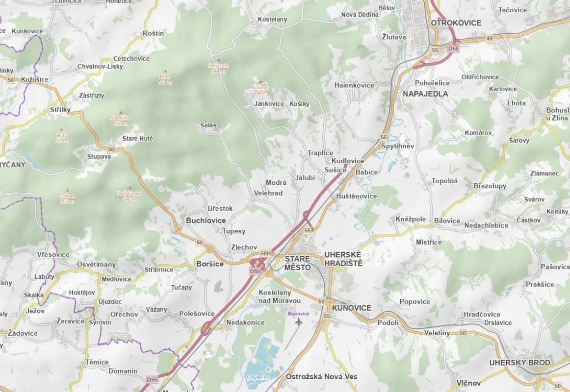 Prodej pozemku 2.024 m², Velehrad, Zlínský kraj Prodej pozemku 2.024 m², Velehrad, Zlínský kraj