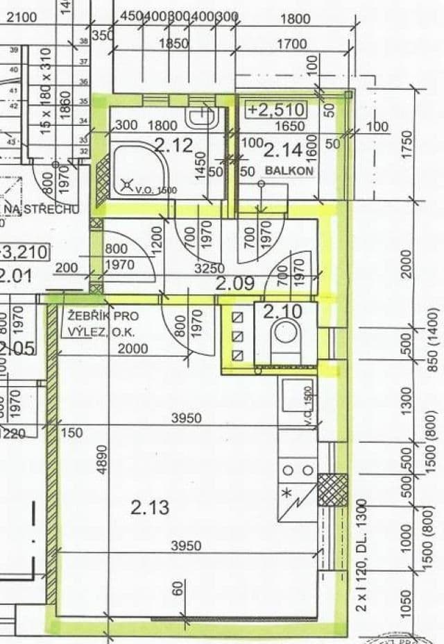 Pronájem bytu 1+kk 25 m², Pod Sychrovem Ⅰ, Praha, Praha Pronájem bytu 1+kk 25 m², Pod Sychrovem Ⅰ, Praha, Praha