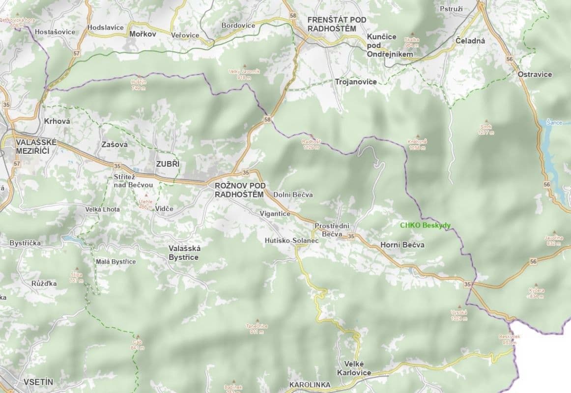 Prodej pozemku 1.646 m², Horní Bečva, Zlínský kraj Prodej pozemku 1.646 m², Horní Bečva, Zlínský kraj
