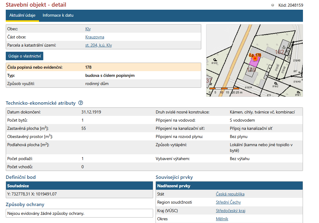 Prodej domu 55 m², pozemek 335 m², Kly, Středočeský kraj Prodej domu 55 m², pozemek 335 m², Kly, Středočeský kraj