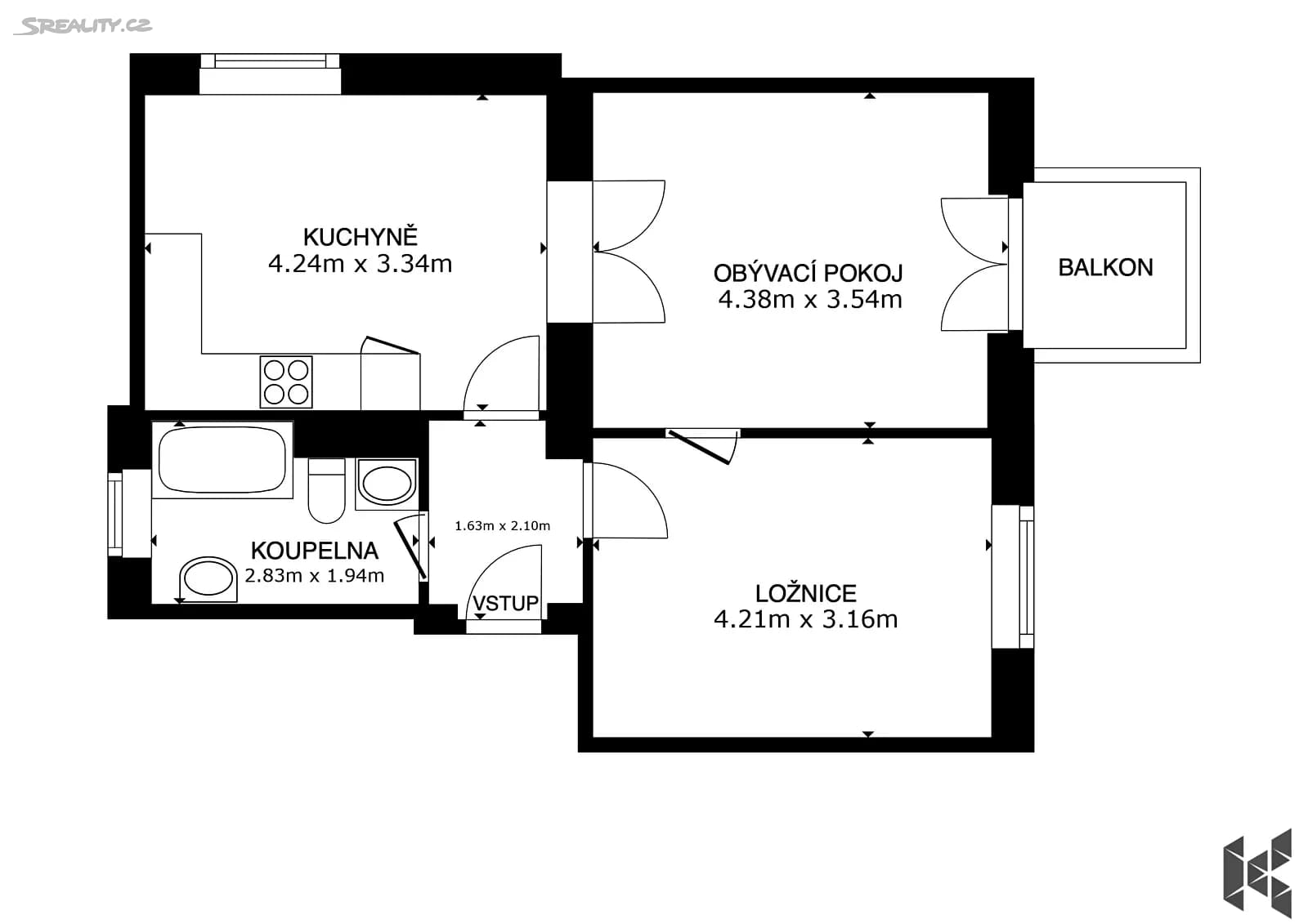 Pronájem bytu 2+1 51 m², náměstí Josefa Machka, Praha, Praha Pronájem bytu 2+1 51 m², náměstí Josefa Machka, Praha, Praha