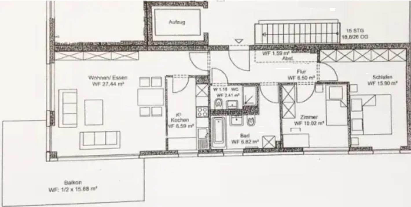 Prodej bytu 3+1 92 m², Niedernhausener Strasse 33, Frankfurt am Main, Hessen Prodej bytu 3+1 92 m², Niedernhausener Strasse 33, Frankfurt am Main, Hessen