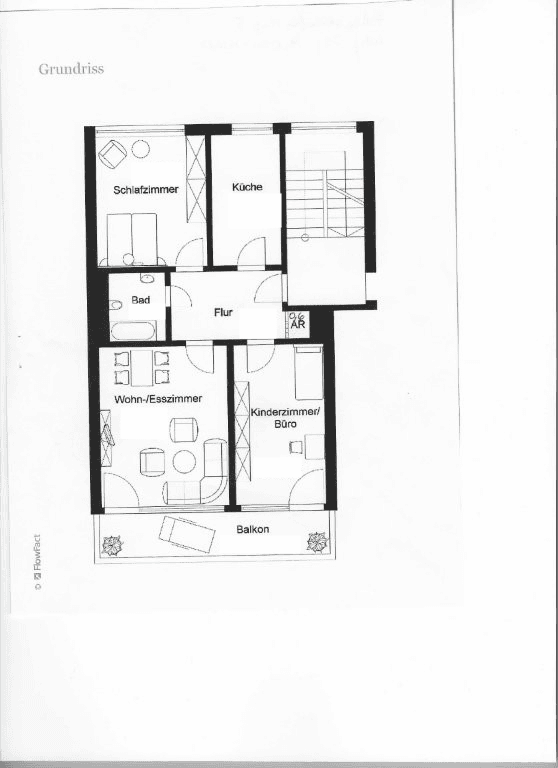 Pronájem bytu 3+1 72 m², Hohenstaufenring 5, Worms, Porýní-Falc Pronájem bytu 3+1 72 m², Hohenstaufenring 5, Worms, Porýní-Falc