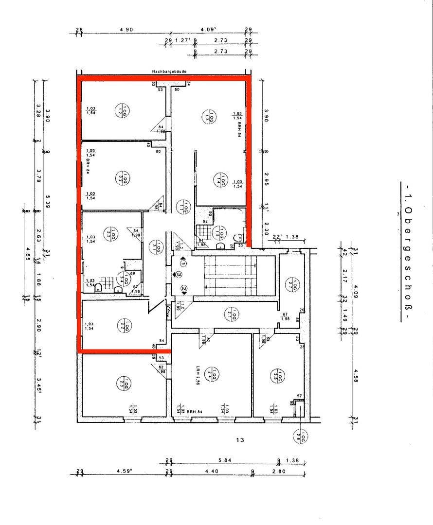 Pronájem bytu 4+1 95 m², Bernburgerstraße 16, Dessau-Roßlau, Sasko-Anhaltsko Pronájem bytu 4+1 95 m², Bernburgerstraße 16, Dessau-Roßlau, Sasko-Anhaltsko