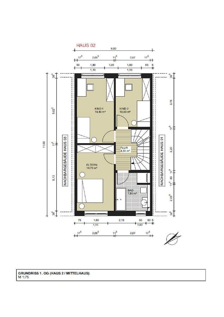 Prodej domu 144 m², pozemek 195 m², Ernst-Pasqué-Str. 23, Alsbach-Hähnlein, Hessen Prodej domu 144 m², pozemek 195 m², Ernst-Pasqué-Str. 23, Alsbach-Hähnlein, Hessen