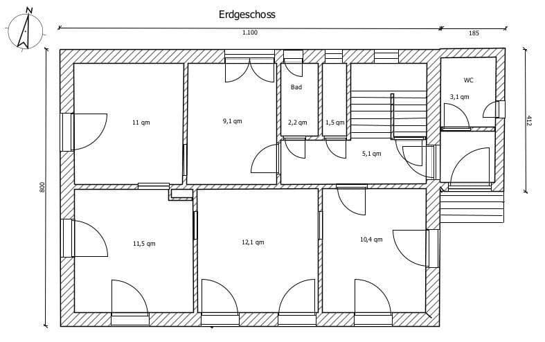 Prodej domu 111 m², pozemek 1.842 m², Selbitz, Bavorsko Prodej domu 111 m², pozemek 1.842 m², Selbitz, Bavorsko