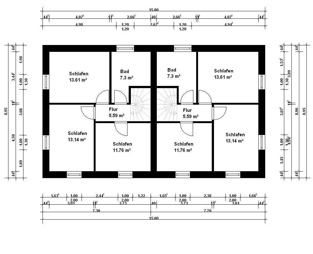 Prodej domu 100 m², pozemek 222 m², Hamburg, Hamburg Prodej domu 100 m², pozemek 222 m², Hamburg, Hamburg
