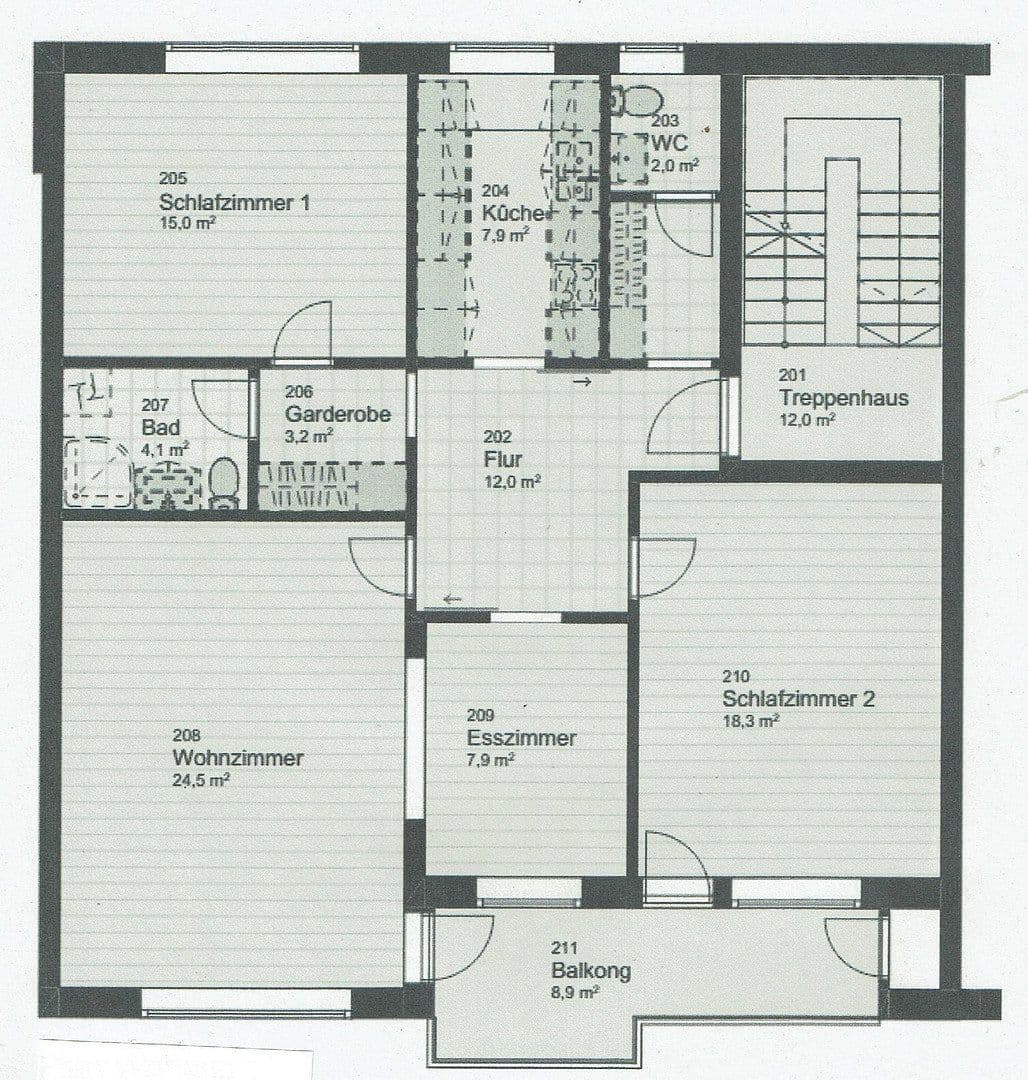 Prodej bytu 3+kk 99 m², Reembroden 20, Hamburg, Hamburg Prodej bytu 3+kk 99 m², Reembroden 20, Hamburg, Hamburg