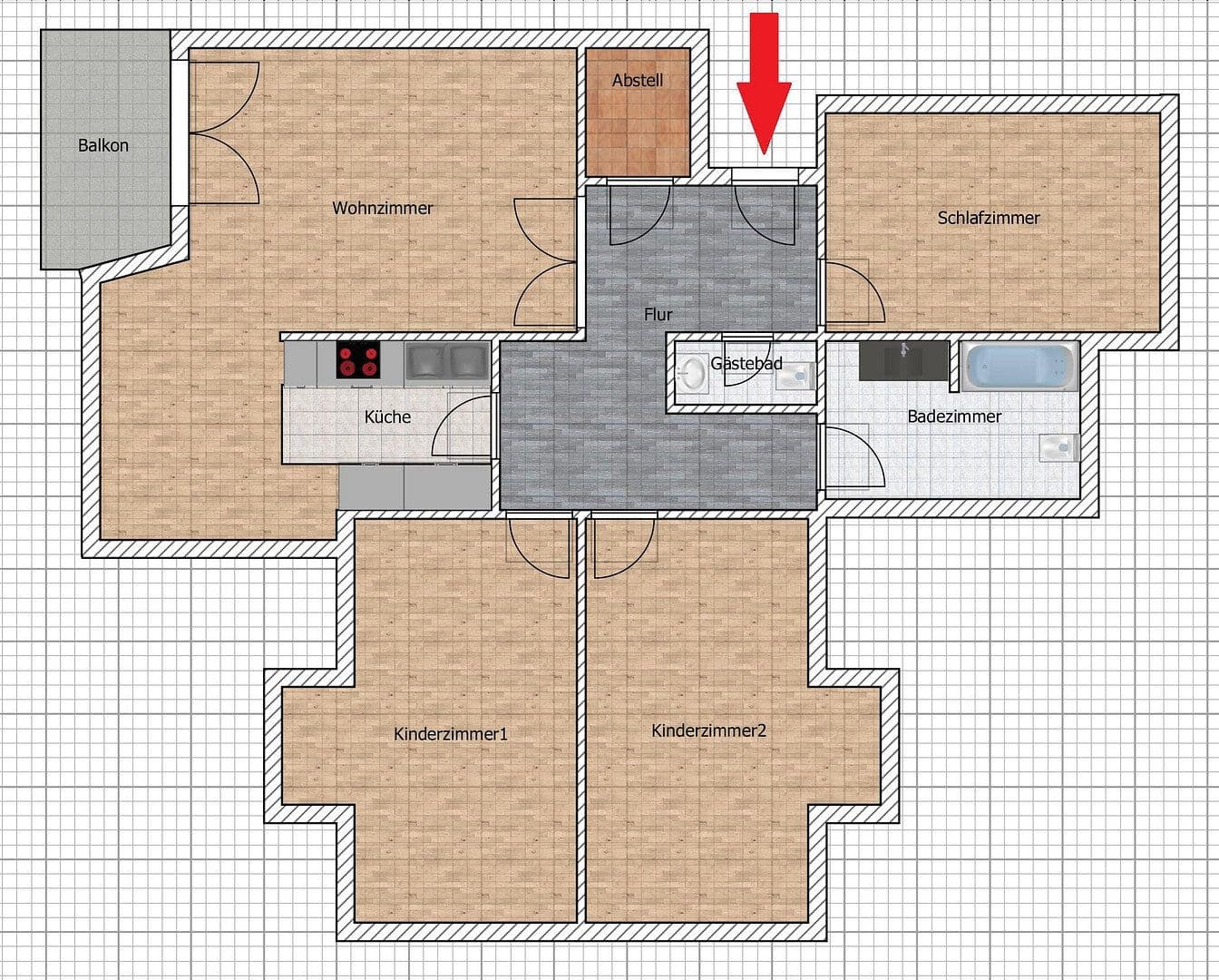 Prodej bytu 4+1 110 m², Am Sportplatz 2, Hoppegarten, Braniborsko Prodej bytu 4+1 110 m², Am Sportplatz 2, Hoppegarten, Braniborsko
