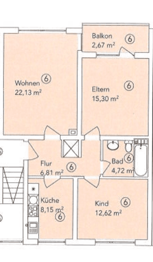 Pronájem bytu 3+1 73 m², Bürgermeister-Diehl-Str. 27, Eisenberg (Pfalz), Porýní-Falc Pronájem bytu 3+1 73 m², Bürgermeister-Diehl-Str. 27, Eisenberg (Pfalz), Porýní-Falc