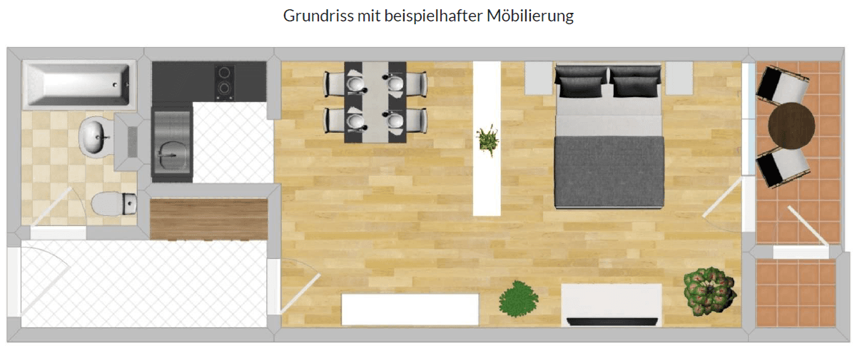 Pronájem bytu 1+1 46 m², Am Briel 51A, Konstanz, Bádensko-Württembersko Pronájem bytu 1+1 46 m², Am Briel 51A, Konstanz, Bádensko-Württembersko