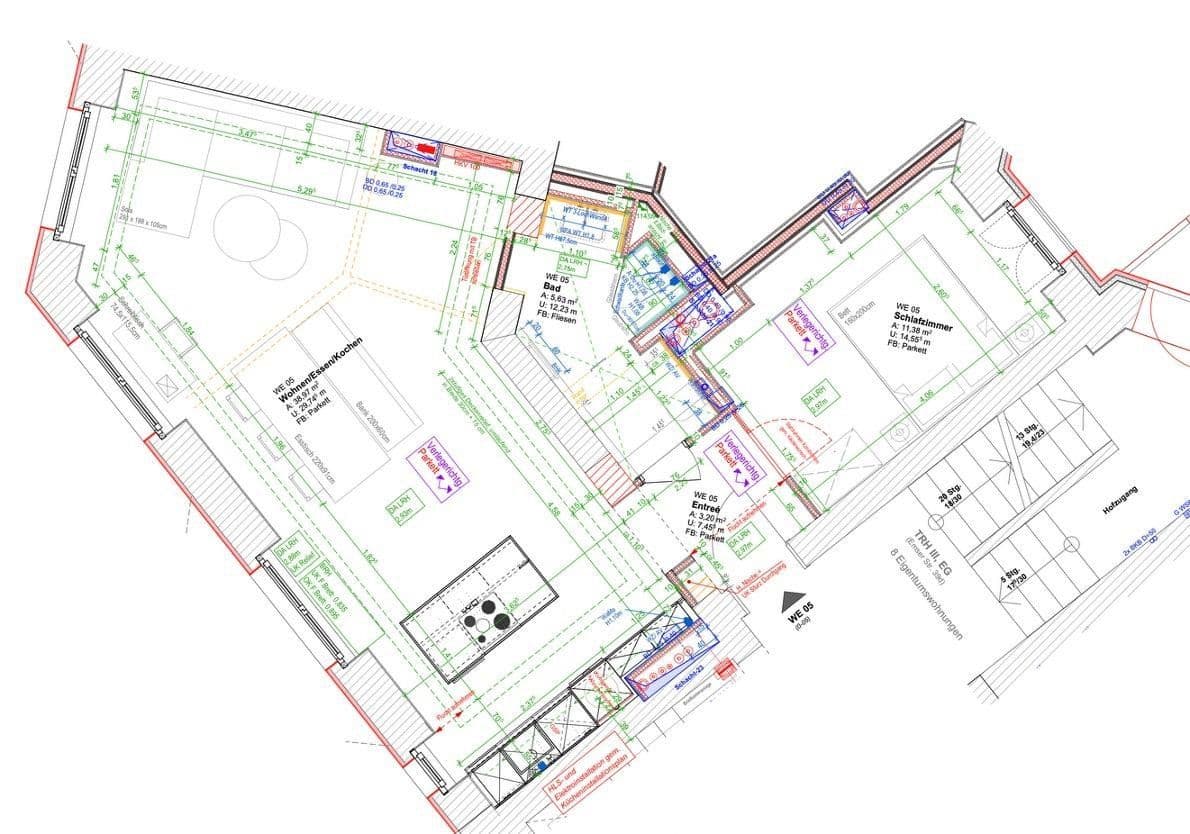 Pronájem bytu 2+1 58 m², Emserstraße 39d, Berlin, Berlín Pronájem bytu 2+1 58 m², Emserstraße 39d, Berlin, Berlín