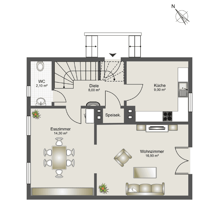 Prodej domu 138 m², pozemek 428 m², Herlesweiden 4, Bad Kreuznach, Porýní-Falc Prodej domu 138 m², pozemek 428 m², Herlesweiden 4, Bad Kreuznach, Porýní-Falc