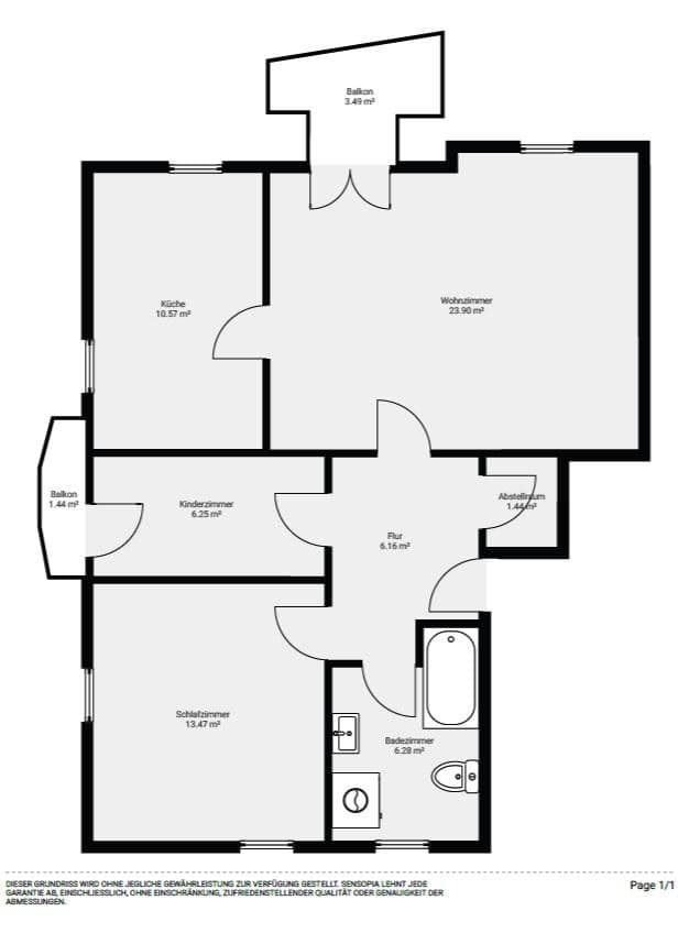 Prodej bytu 3+1 62 m², Schwabach, Bavorsko Prodej bytu 3+1 62 m², Schwabach, Bavorsko