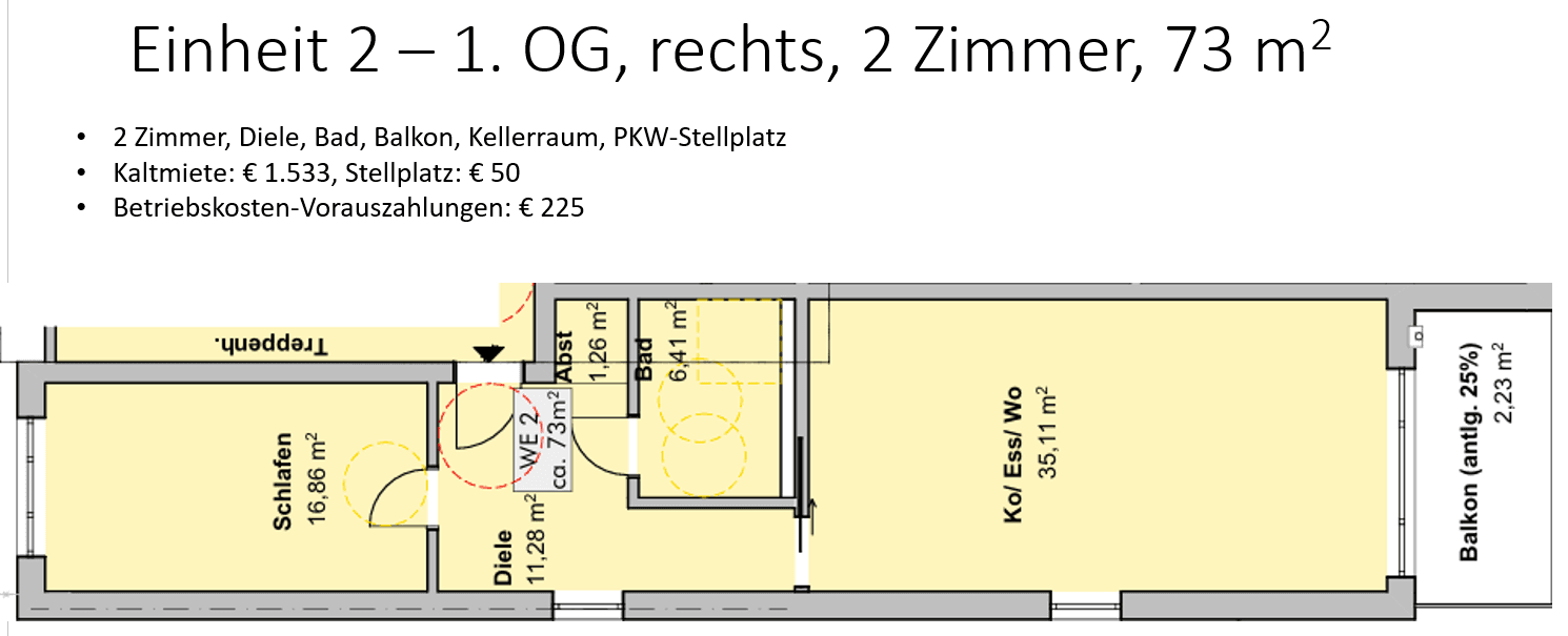 Pronájem bytu 2+1 73 m², Erkerstrasse 23, Köln Porz Ensen, Severní Porýní-Vestfálsko Pronájem bytu 2+1 73 m², Erkerstrasse 23, Köln Porz Ensen, Severní Porýní-Vestfálsko