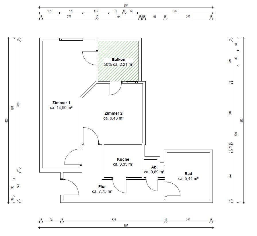 Prodej bytu 2+1 44 m², Mannheim, Bádensko-Württembersko Prodej bytu 2+1 44 m², Mannheim, Bádensko-Württembersko
